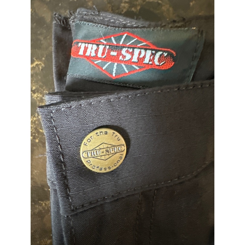 Tru-Spec Womens Tactical Cargo Pants Black Ripstop Size 4 Utility Work Trousers